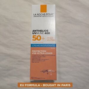 EU Formula La Roche Posay Anthelios UVMune 400 SPF50+ Tinted Paris Pharmacy 50ml